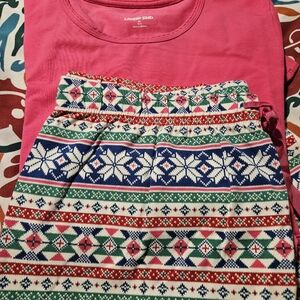 Lands End Long sleeve pajama Set